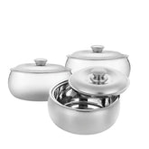 Steelplus Casserole combo 1500ml,2200ml,3500ml