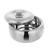 1500 ml Belly Shape Steelplus Stainless Steel Casserole | Hot & Fresh Food Storage Container