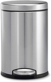 Premium pedal Stainless Steel Dustbin 5 ltr | Rust Resistant | Modern Hygienic Design for Home, Office & Bathroom