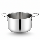 Premium Stainless Steel Cook Pot Induction & Gas Compatible Deep Cooking Pot for Everyday Use