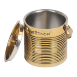 Rose Gold Stainless Steel Ice Bucket with Tong | Premium Bar & Party Ice Bucket