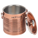 Gold Stainless Steel Ice Bucket with Tong | Premium Bar & Party Ice Bucket