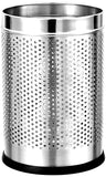Premium Perforated Stainless Steel Dustbin 10 . ltr | Rust Resistant | Modern Hygienic Design for Home, Office & Bathroom