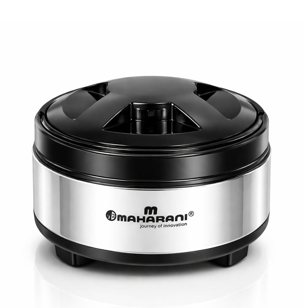 Maharani Stainless Steel Casserole 14000 ML Jumbo size | Hot & Fresh Food Storage | Insulated Serving Casserole