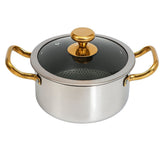 Honeycomb Soup Pot with Glass Lid – 26cm