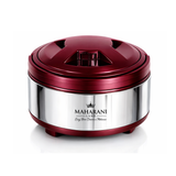 Thermoware Stainless Steel Casserole 1500 ml – Insulated Hot & Cold Serving Bowl, Maroon Color