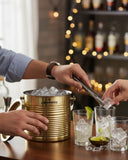 Rose Gold & Gold Stainless Steel Ice Bucket Combo with Tong | Premium Bar & Party Set of 2