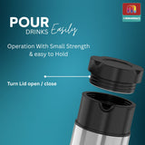800 ml flask Stainless Steel Insulated Water Flask | Hot & Cold Water Bottle for Home, Office & Travel