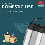 20 Ltr water jug  Stainless Steel Insulated Water Dispenser with Tap  | Hot & Cold Water Jug for Home, Office & Events