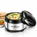 Maharani Stainless Steel Casserole 9000 ML Jumbo size | Hot & Fresh Food Storage | Insulated Serving Casserole