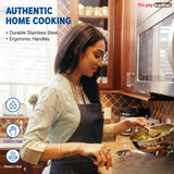 Stainless Steel Triply Kadhai   (Induction And Gas Stove Friendly)