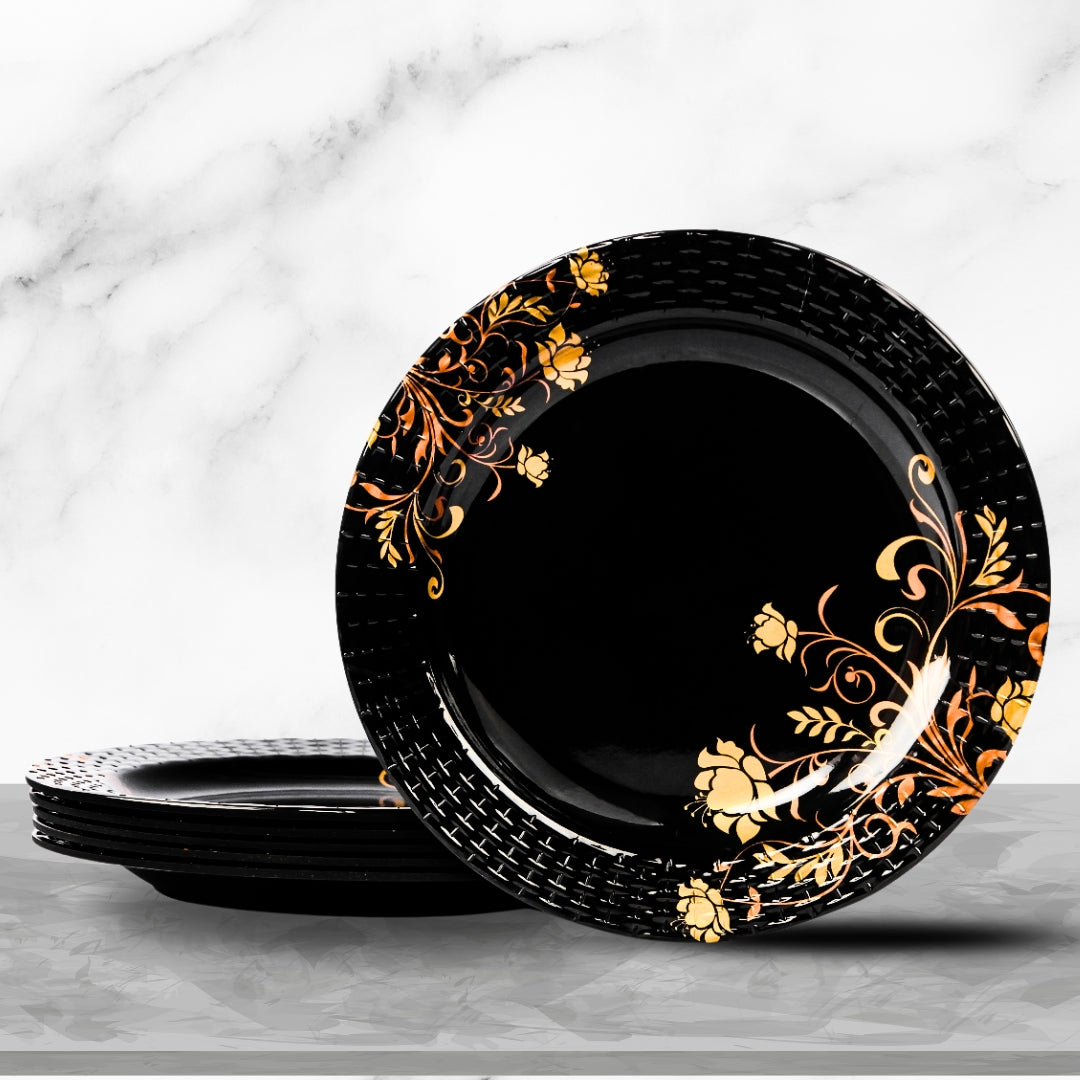 Lotus Dinner Plate Set – 6 Pcs