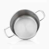Premium Stainless Steel Cook Pot Induction & Gas Compatible Deep Cooking Pot for Everyday Use
